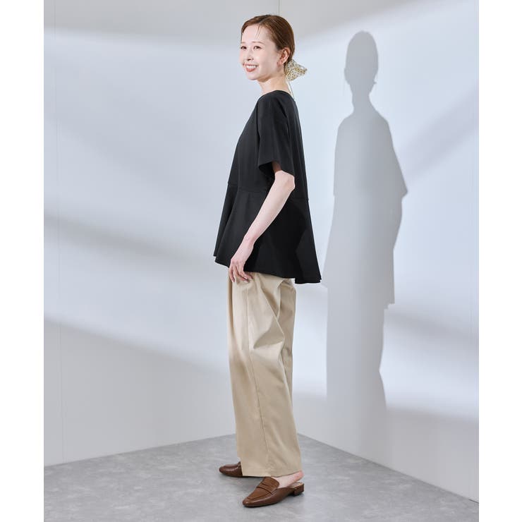 【UVカット 接触冷感】Cutee 着丈が選べる70シルケットペプラムカットトッ… | ROPE' PICNIC | 詳細画像7 