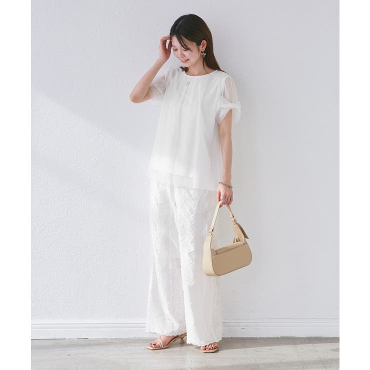 Cutee チュールドッキングツイストスリーブトップス/リンクコーデ | ROPE' PICNIC | 詳細画像11 