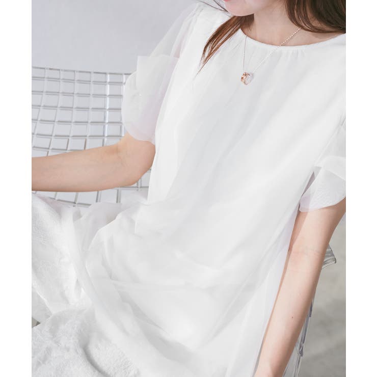 Cutee チュールドッキングツイストスリーブトップス/リンクコーデ | ROPE' PICNIC | 詳細画像13 