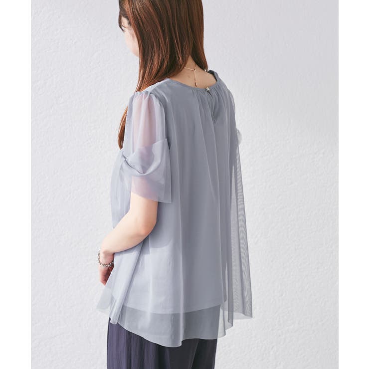 Cutee チュールドッキングツイストスリーブトップス/リンクコーデ | ROPE' PICNIC | 詳細画像18 