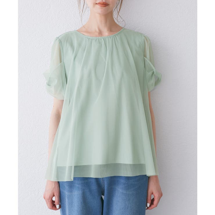 Cutee チュールドッキングツイストスリーブトップス/リンクコーデ | ROPE' PICNIC | 詳細画像22 