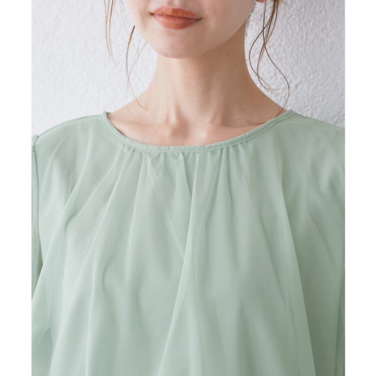 Cutee チュールドッキングツイストスリーブトップス/リンクコーデ | ROPE' PICNIC | 詳細画像25 