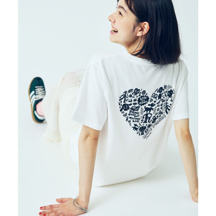 ホワイト(10) | 【Chocomoo×ROPE' PICNIC】【接触冷感】アソートTシャツ | ROPE' PICNIC