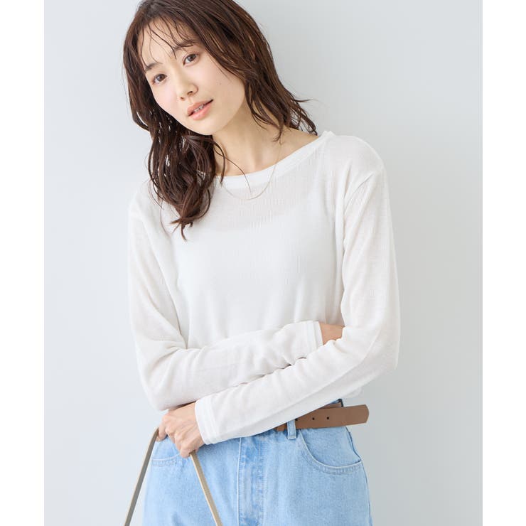 レイヤード風シアーロングスリーブTシャツ | ROPE' PICNIC | 詳細画像12 