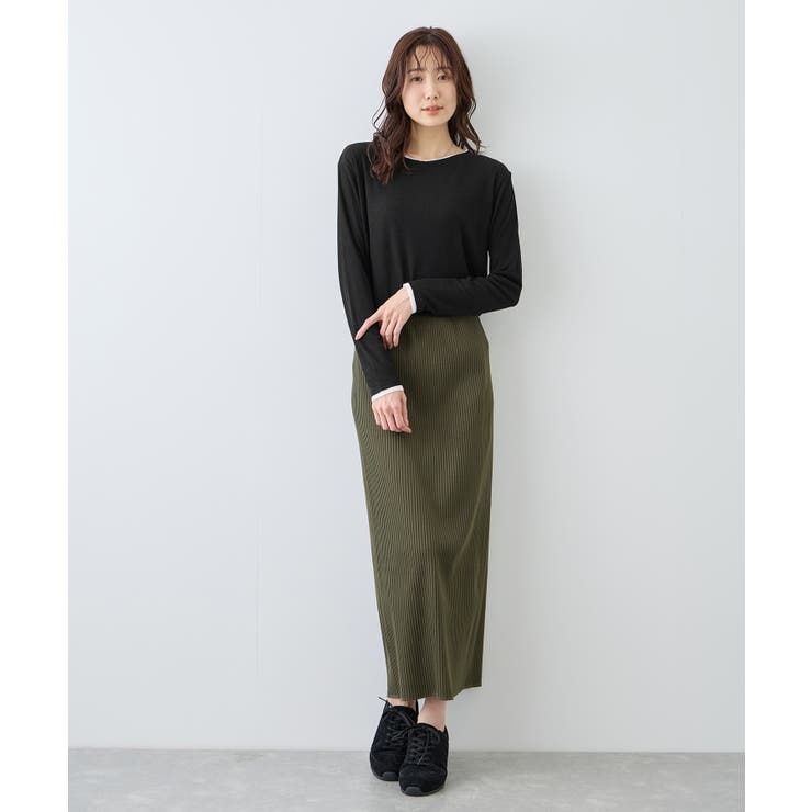 レイヤード風シアーロングスリーブTシャツ | ROPE' PICNIC | 詳細画像2 