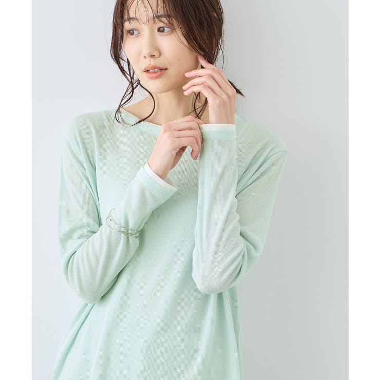 レイヤード風シアーロングスリーブTシャツ | ROPE' PICNIC | 詳細画像20 