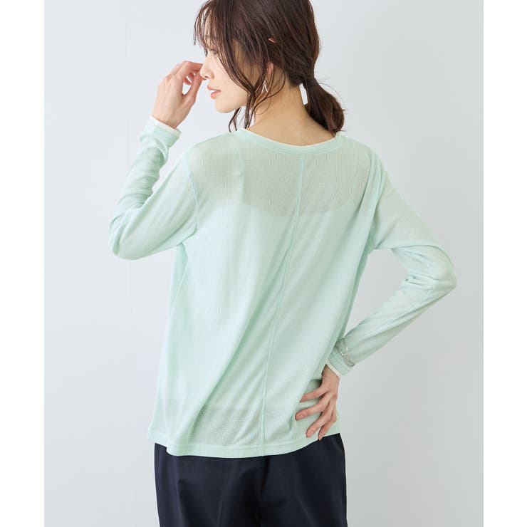 レイヤード風シアーロングスリーブTシャツ | ROPE' PICNIC | 詳細画像22 