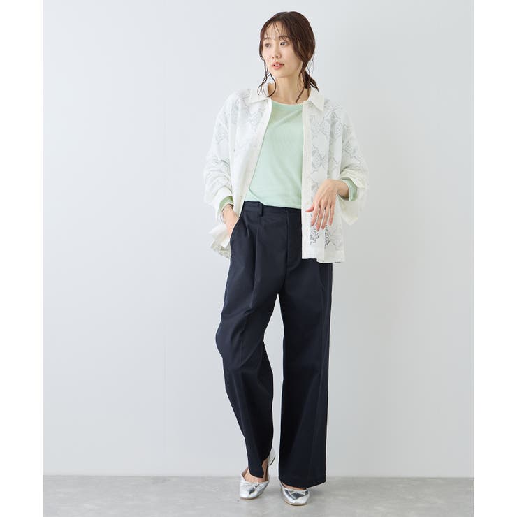 レイヤード風シアーロングスリーブTシャツ | ROPE' PICNIC | 詳細画像23 