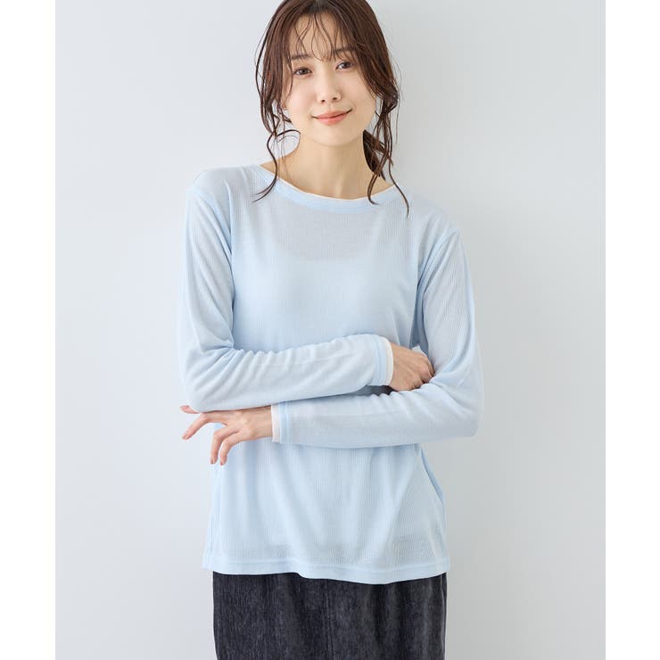 レイヤード風シアーロングスリーブTシャツ | ROPE' PICNIC | 詳細画像27 