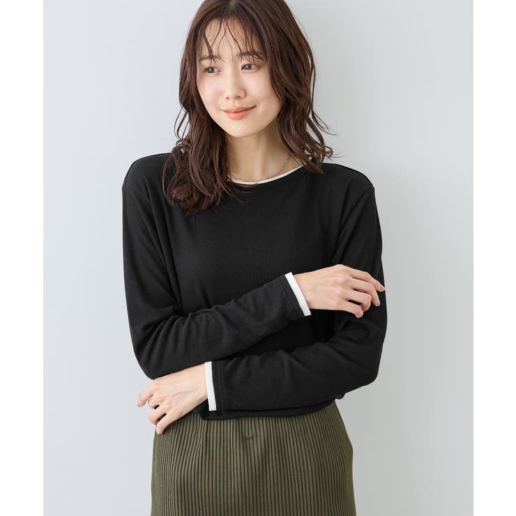 レイヤード風シアーロングスリーブTシャツ | ROPE' PICNIC | 詳細画像4 