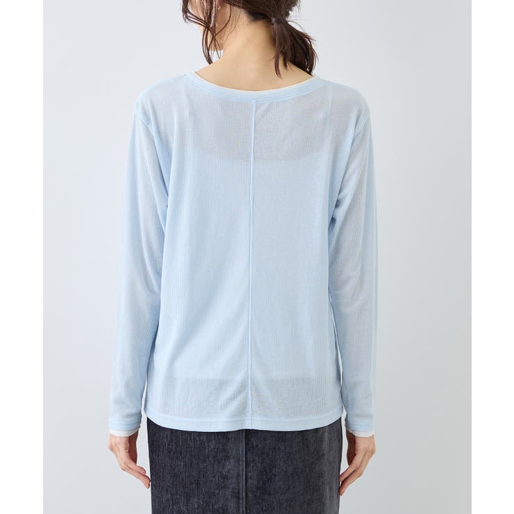 レイヤード風シアーロングスリーブTシャツ | ROPE' PICNIC | 詳細画像41 