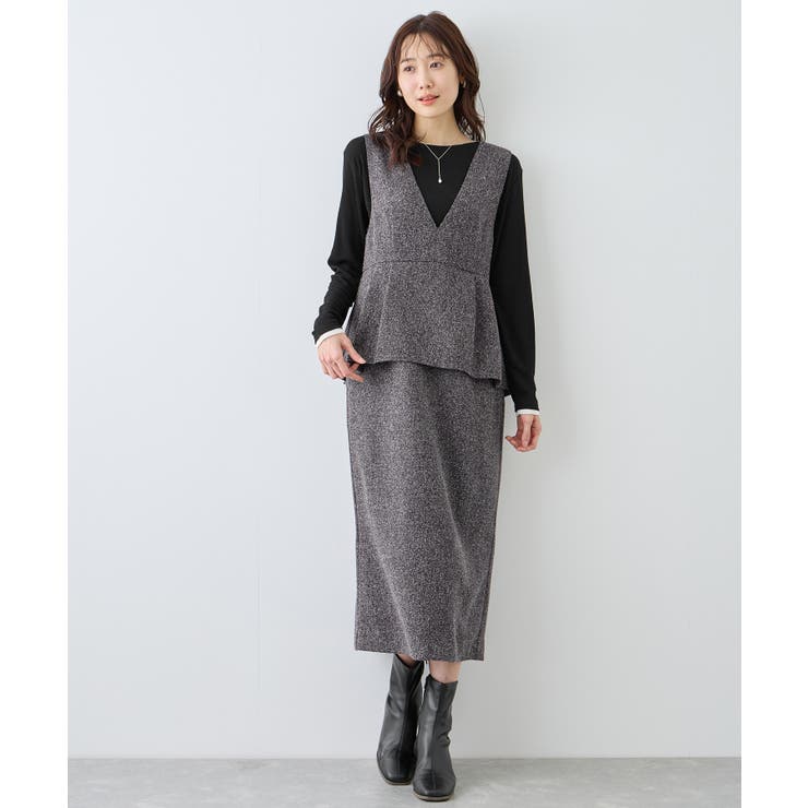 レイヤード風シアーロングスリーブTシャツ | ROPE' PICNIC | 詳細画像6 