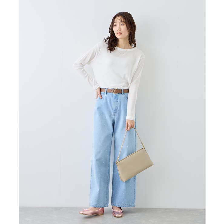 レイヤード風シアーロングスリーブTシャツ | ROPE' PICNIC | 詳細画像9 