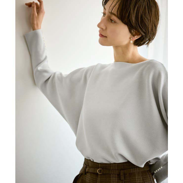 マシュマロ袖パールドルマンニット/イージーケア・リンクコーデ | ROPE' PICNIC | 詳細画像10 