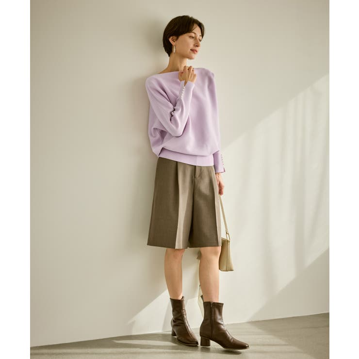 マシュマロ袖パールドルマンニット/イージーケア・リンクコーデ | ROPE' PICNIC | 詳細画像16 