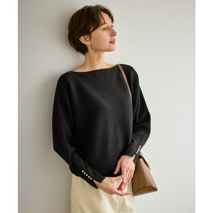 マシュマロ袖パールドルマンニット/イージーケア・リンクコーデ | ROPE' PICNIC | 詳細画像4 