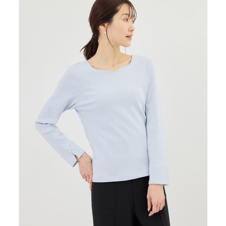 ハートネックリブジャケットインナー | ROPE' PICNIC | 詳細画像14 