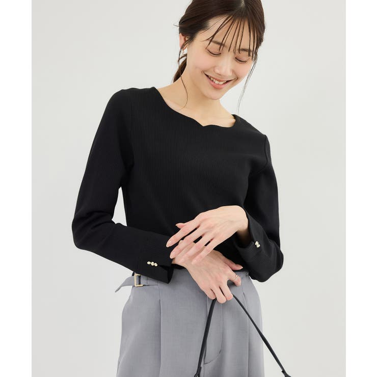 ハートネックリブジャケットインナー | ROPE' PICNIC | 詳細画像5 