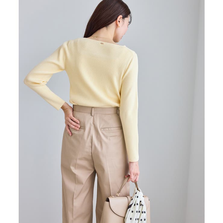 スクエアネックリブニット | ROPE' PICNIC | 詳細画像14 