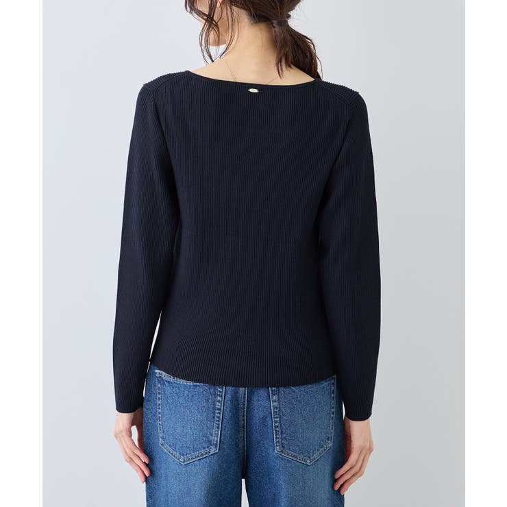 スクエアネックリブニット | ROPE' PICNIC | 詳細画像17 