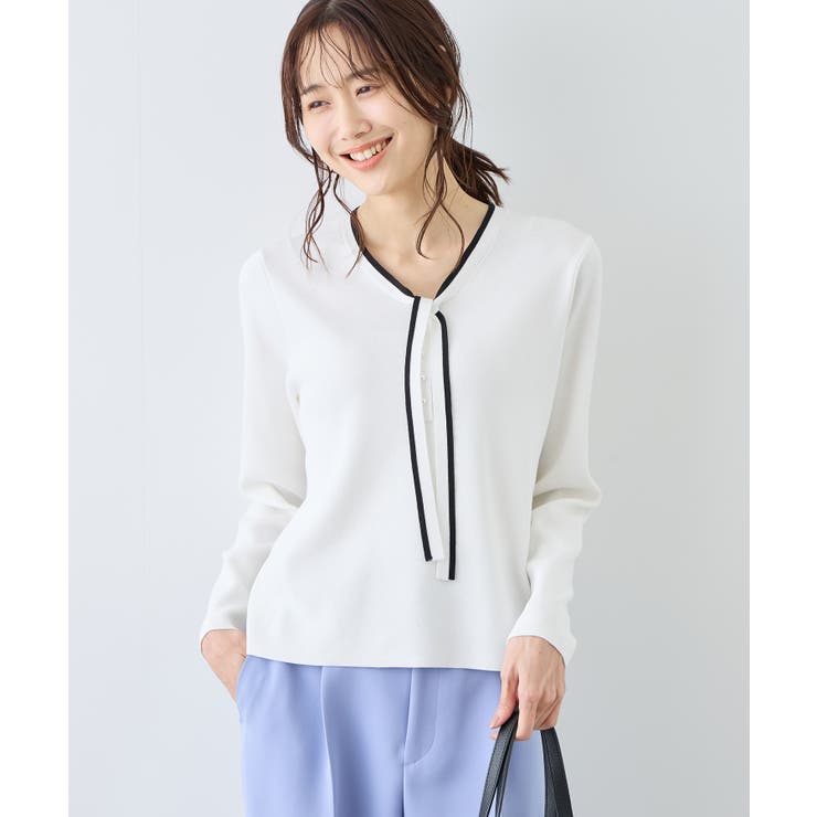 配色リボンパールニット | ROPE' PICNIC | 詳細画像17 