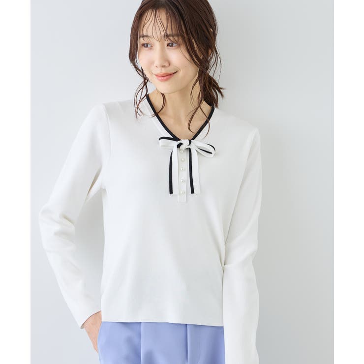 配色リボンパールニット | ROPE' PICNIC | 詳細画像22 