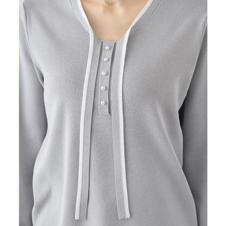 配色リボンパールニット | ROPE' PICNIC | 詳細画像27 