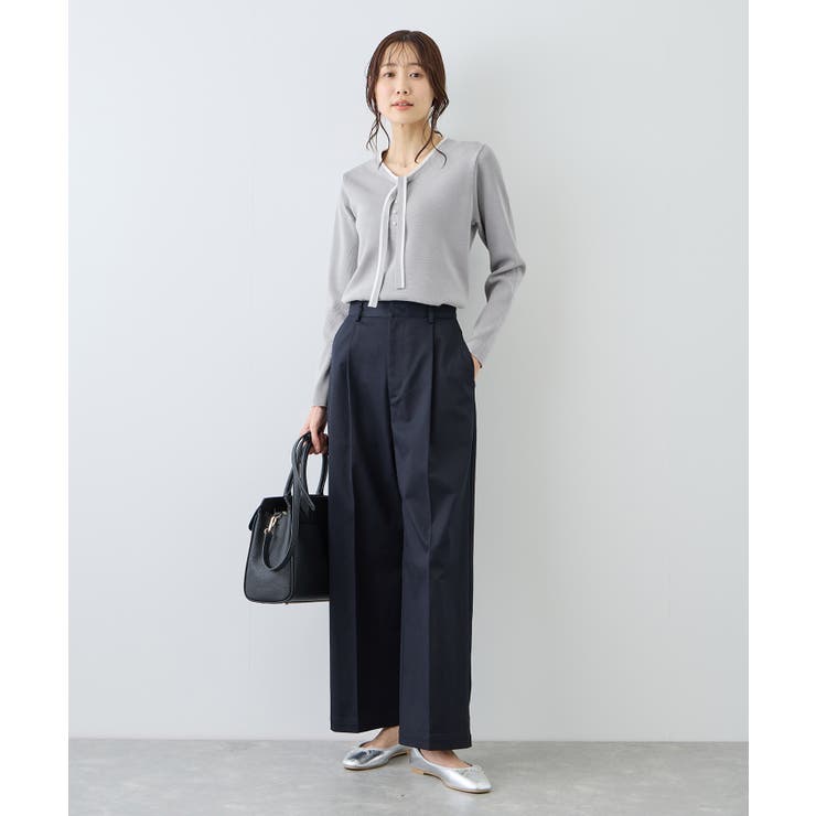 配色リボンパールニット | ROPE' PICNIC | 詳細画像8 