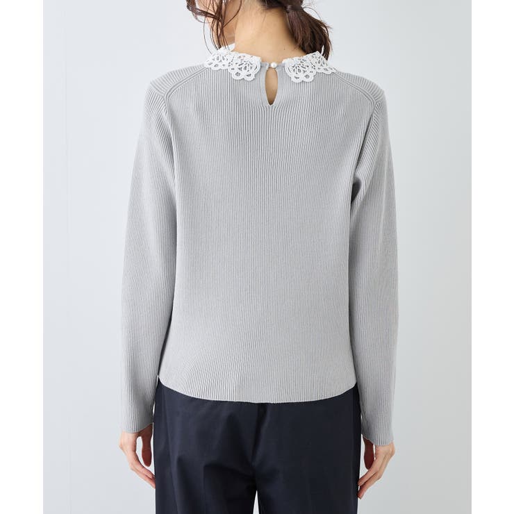 レースカラーニット | ROPE' PICNIC | 詳細画像18 