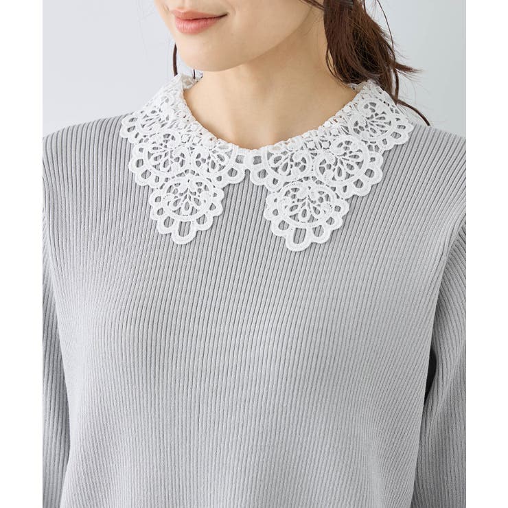 レースカラーニット | ROPE' PICNIC | 詳細画像19 