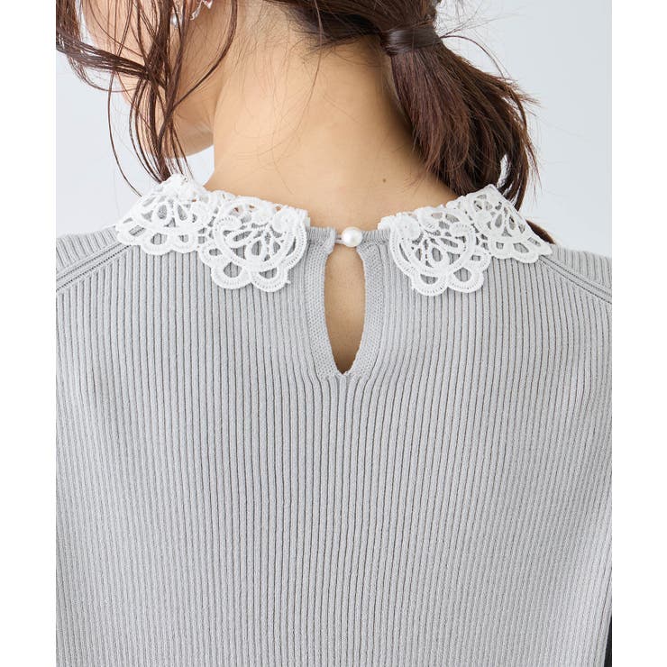 レースカラーニット | ROPE' PICNIC | 詳細画像20 