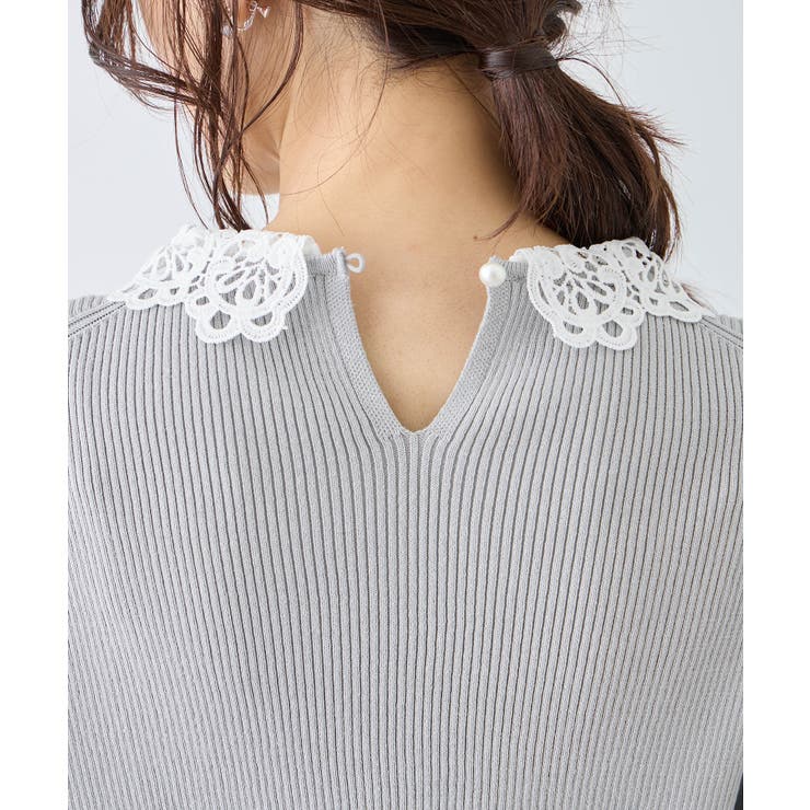 レースカラーニット | ROPE' PICNIC | 詳細画像21 