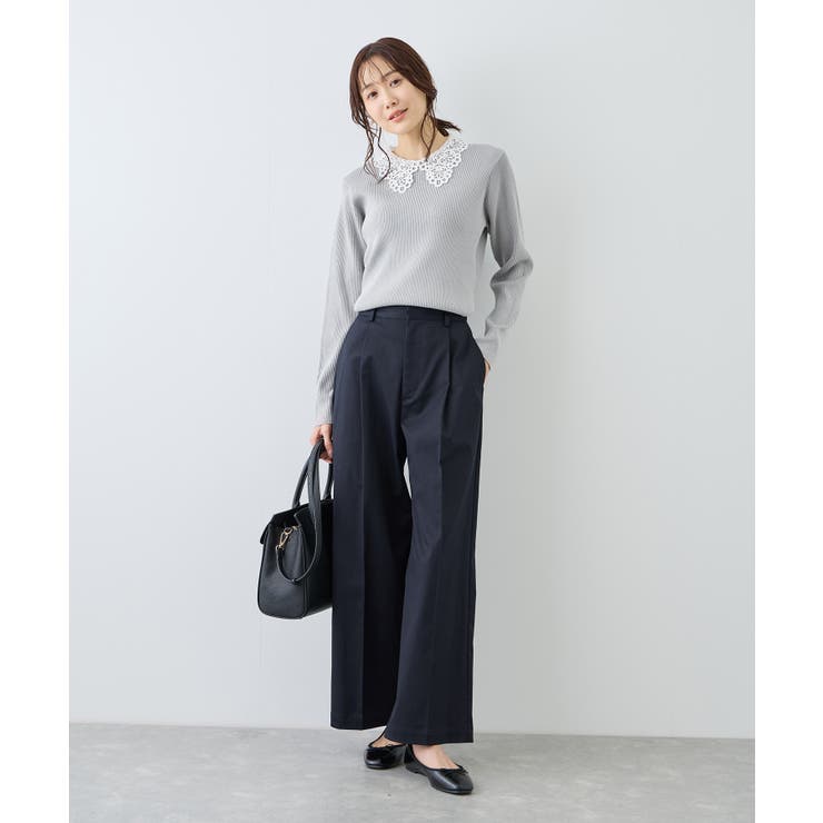 レースカラーニット | ROPE' PICNIC | 詳細画像8 