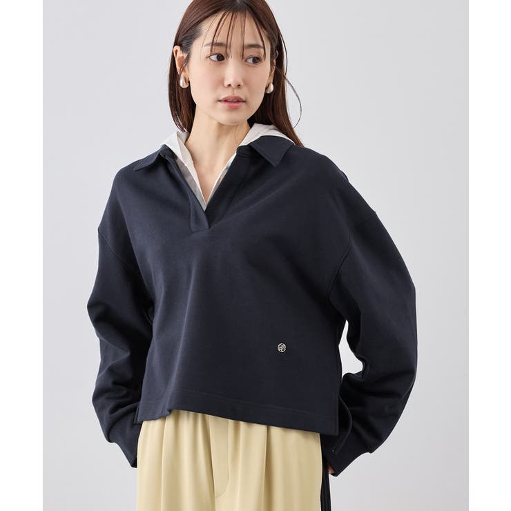 ネイビー(40) | スキッパースウェット | ROPE' PICNIC