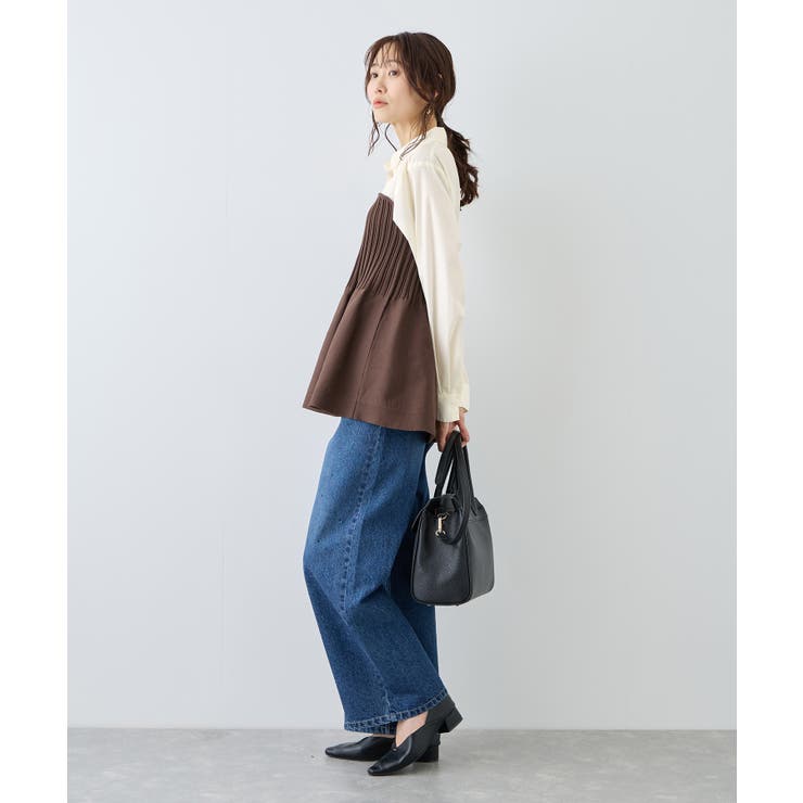 シャツドッキングペプラムニット | ROPE' PICNIC | 詳細画像15 