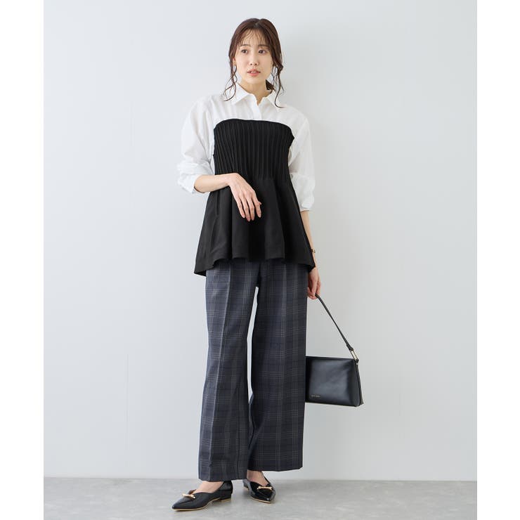 シャツドッキングペプラムニット | ROPE' PICNIC | 詳細画像2 