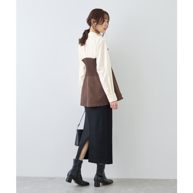 シャツドッキングペプラムニット | ROPE' PICNIC | 詳細画像20 