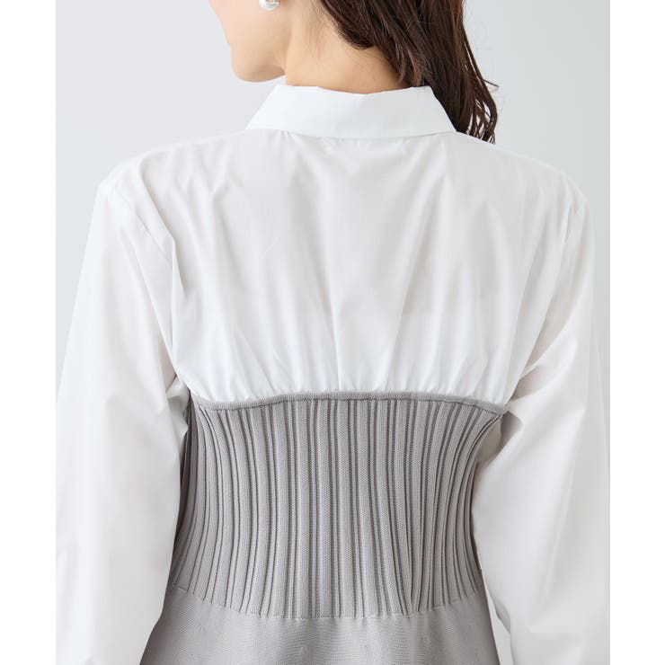 シャツドッキングペプラムニット | ROPE' PICNIC | 詳細画像26 