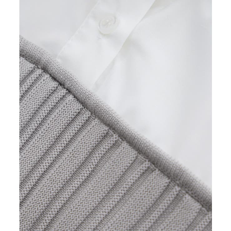 シャツドッキングペプラムニット | ROPE' PICNIC | 詳細画像32 