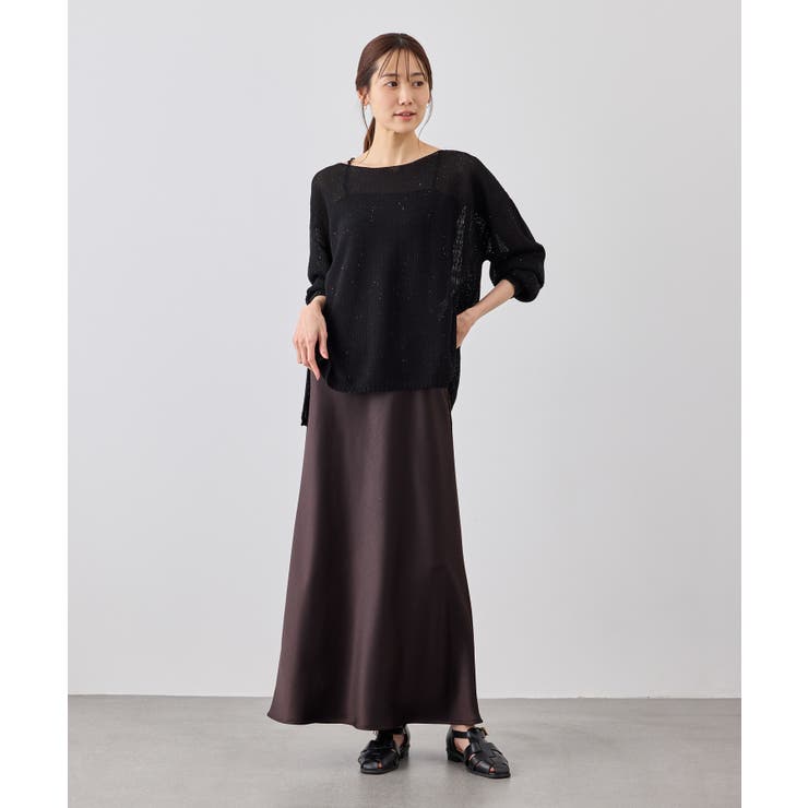 プチスパンコールメッシュニット | ROPE' PICNIC | 詳細画像2 