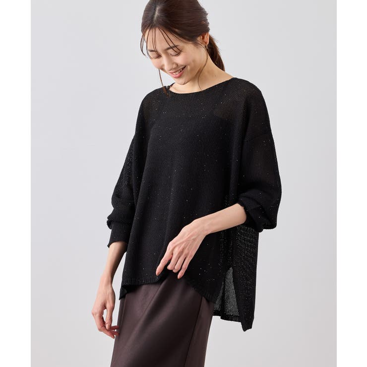 プチスパンコールメッシュニット | ROPE' PICNIC | 詳細画像6 