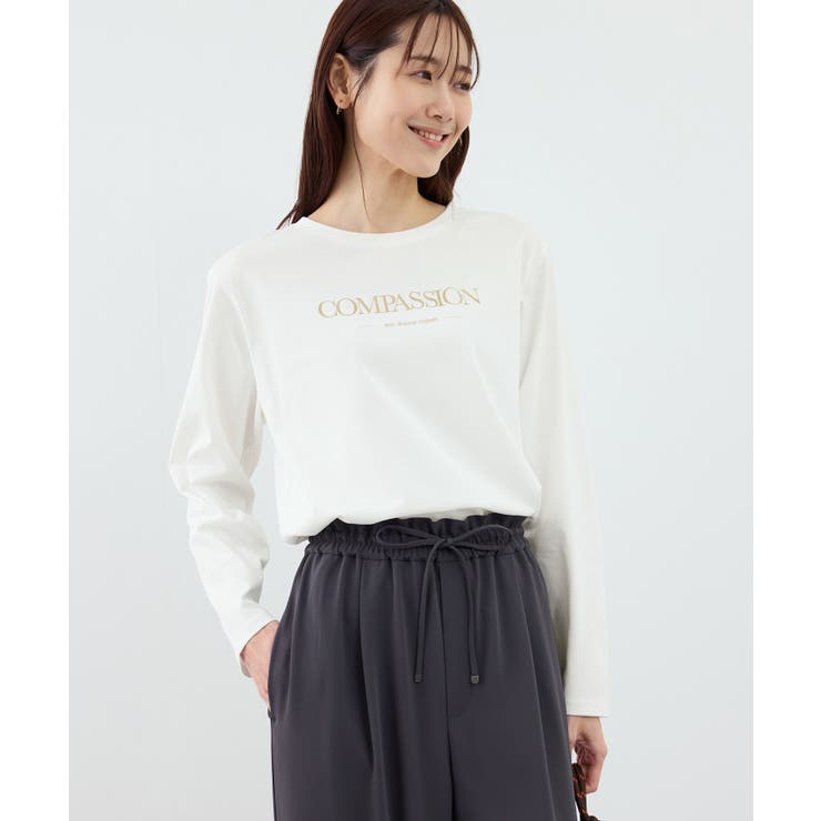 RENUロゴプリントロングTシャツ/UVカット・イージーケア | ROPE' PICNIC | 詳細画像17 