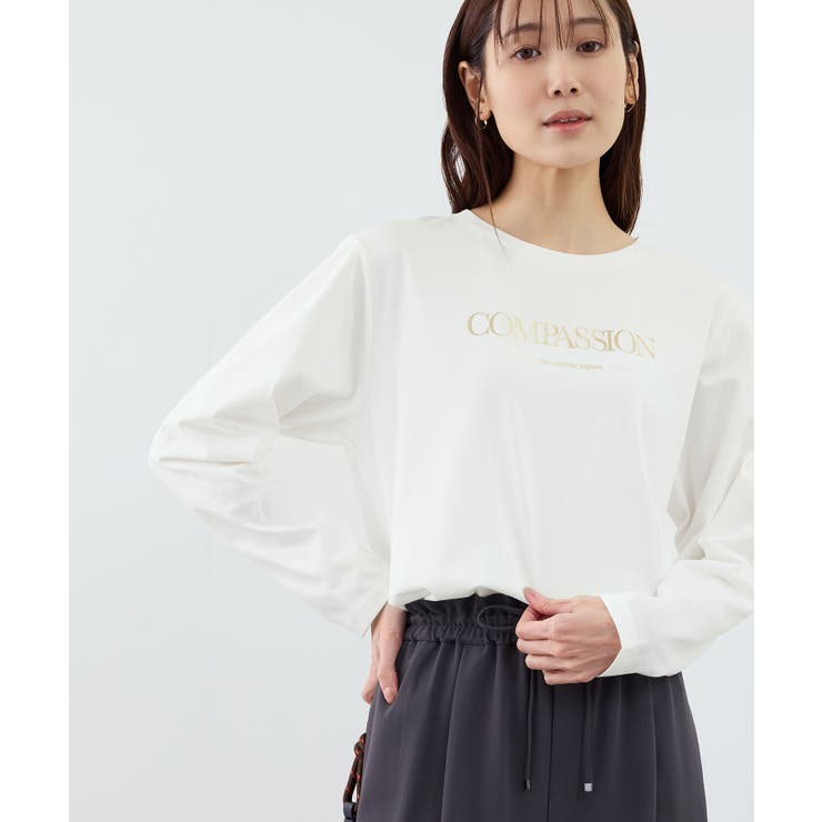 RENUロゴプリントロングTシャツ/UVカット・イージーケア | ROPE' PICNIC | 詳細画像18 