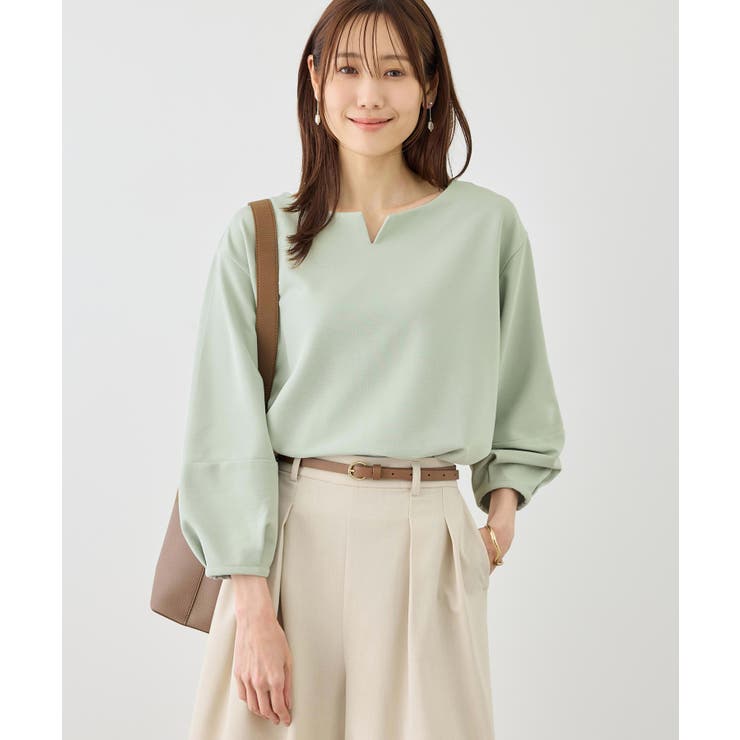 ランタンスリーブリップルカットトップス | ROPE' PICNIC | 詳細画像10 