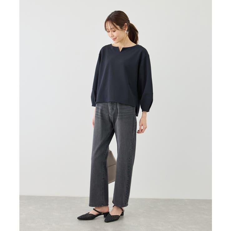 ランタンスリーブリップルカットトップス | ROPE' PICNIC | 詳細画像15 