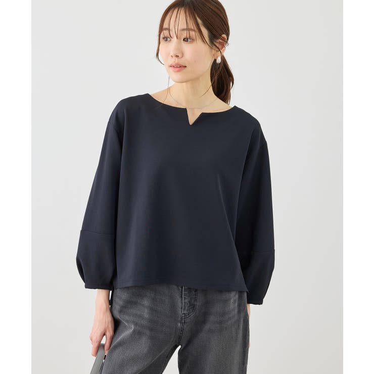 ランタンスリーブリップルカットトップス | ROPE' PICNIC | 詳細画像16 