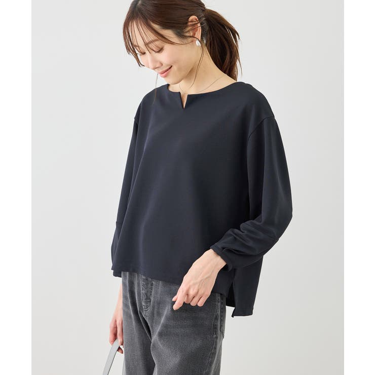 ランタンスリーブリップルカットトップス | ROPE' PICNIC | 詳細画像17 