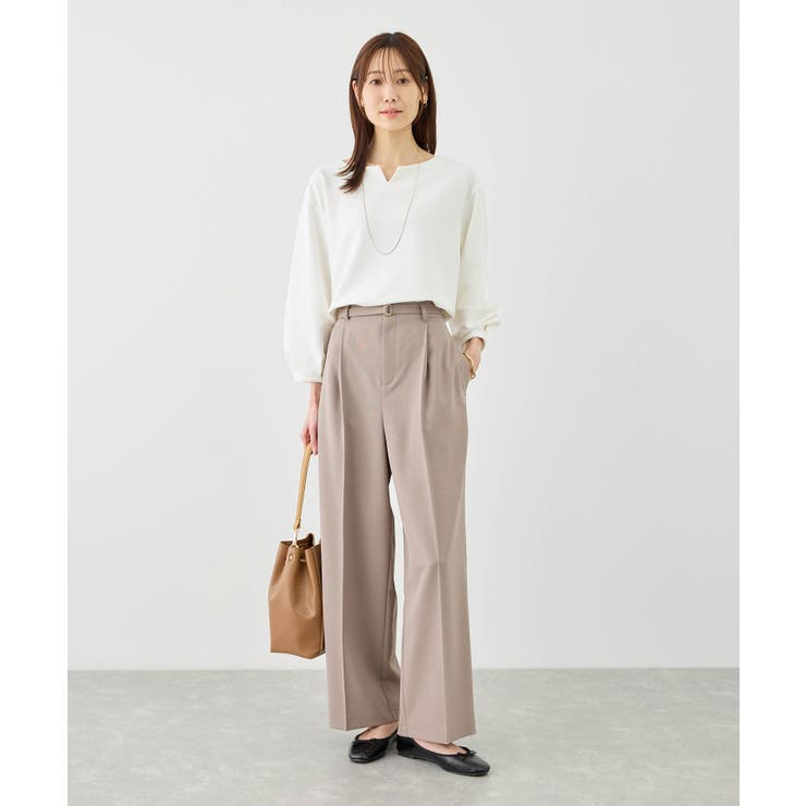 ランタンスリーブリップルカットトップス | ROPE' PICNIC | 詳細画像2 