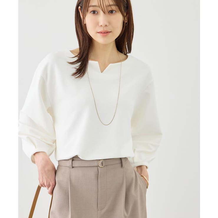 ランタンスリーブリップルカットトップス | ROPE' PICNIC | 詳細画像5 