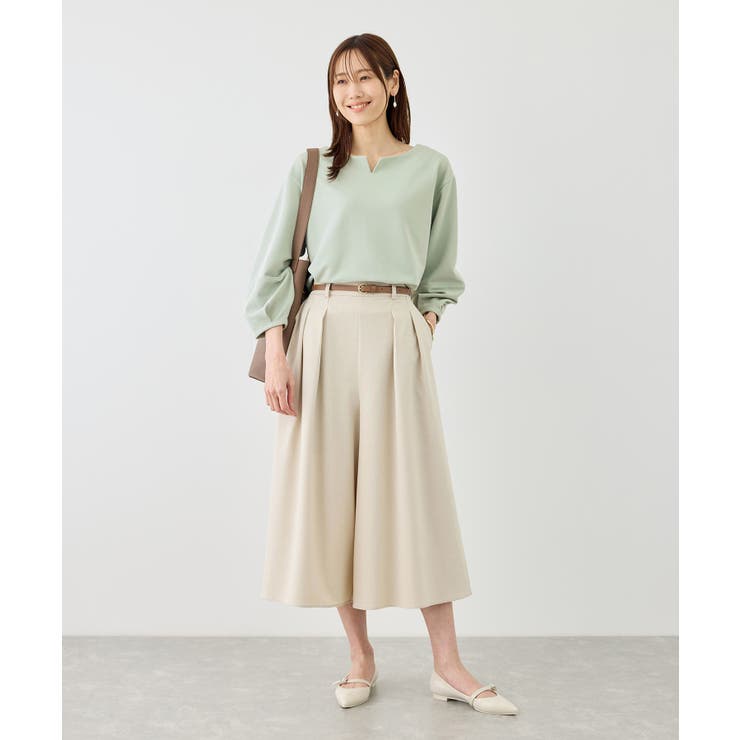 ランタンスリーブリップルカットトップス | ROPE' PICNIC | 詳細画像9 